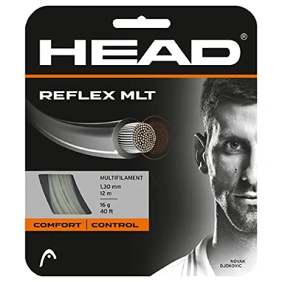Bild av HEAD Huvud unisexs reflex MLT racket sträng flerfärgad, storlek 16 Flerfärgat17 Size 17