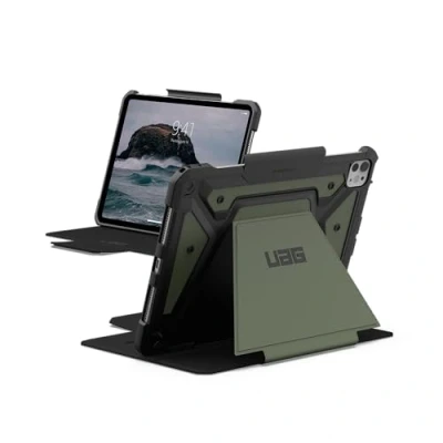 Bild av URBAN ARMOR GEAR Metropolis SE Case Apple iPad Pro 11 (M4 / 2024) Fodral (Väcknings /sömnfunktion, Pencil pennhållare, stativfunktion) oliv