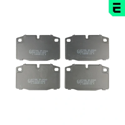 Bild av OPTIMAL BP 09360 Jeu de plaquettes frein Essieu avant avec tôle anti bruit OPEL: Corsa A CC, Vectra Berline, Kadett E Cabriolet
