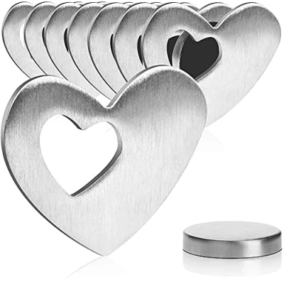 Bild av COM FOUR® 8x dukvikter av rostfritt stål magnetisk dukklämma ca. 45 g