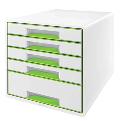 Bild av Leitz Bordskub WOW Cube 5 lådigt Grön