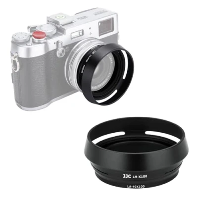 Bild av JJC Dedikerad linsadapter och huva för Fujifilm Finepix X100VI, X100V, X100F, X100T, X100S, X100, X70 (LH JX100 svart)