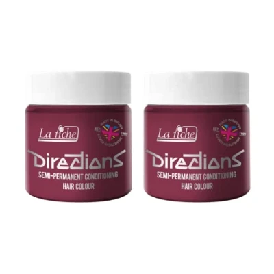 Bild av La Riche Directions semipermanent hårfärg 100 ml burk 2 pack (roséröd)