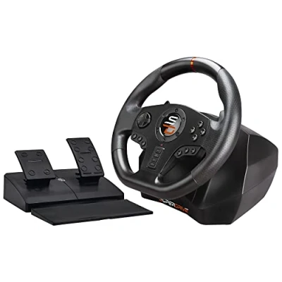 Bild av SUBSONIC Superdrive SV710 Racerratt/lratt med fotpedaler, växelvippor och vibrationer PC kompatibel (programmerbar för alla spel)