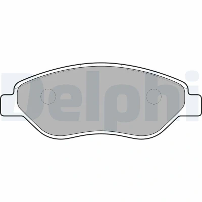 Bild av DELPHI LP2010 Jeu de plaquettes frein avec indicateur d&#039;usure tôle anti bruit accessoires OPEL: Corsa D 3/5 portes, C portes