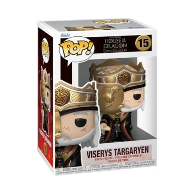 Bild av Funko POP! TV: HotD Maskerad Kung Viserys Targaryen 1/6 Odds för Rare Chase Variant Drakens Hus Samlarobjekt Vinylfigur Presentidé Officiell Merchandise Leksaker Barn &amp; Vuxna