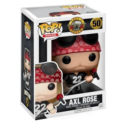Bild av Funko POP! Rocks: Music Guns N Roses Axl Rose Vinylfigur för samlare Presentidé Officiell Merchandise Leksaker barn och vuxna Musikfans Modellfigur utställning