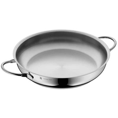Bild av WMF serveringsgryta obelagd Ø 20 cm Profi Tillverkad i Tyskland hällfälg rostfritt stål handtag Cromargan lämplig för induktion diskmaskinssäker