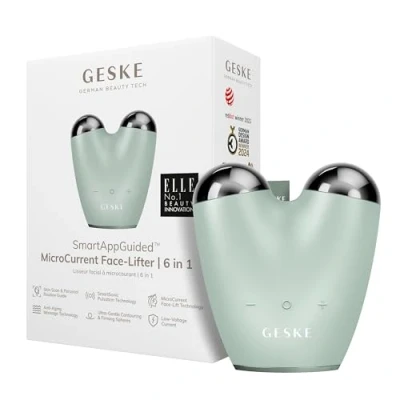 Bild av GESKE SmartAppGuided™ MicroCurrent Face Lifter 6 i 1 Ansiktslyft Hudvårdsenhet Ansiktslyftning Anti aging enhet mot rynkor