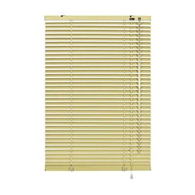 Bild av GARDINIA Aluminiumpersienn, Insyn ljus och bländskydd, Vägg takmontering, Monteringssats ingår, Beige, 100 x 175 cm (BxH)