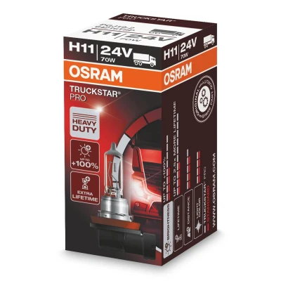 Bild av OSRAM 64216TSP Ampoule, projecteur longue portée H11 24V 70W 3200K Halogène