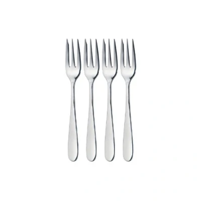Bild av MasterClass Tårtgafflar, Rostfritt Stål, Silver, 15 cm, 4 pack, MCPASTRYF