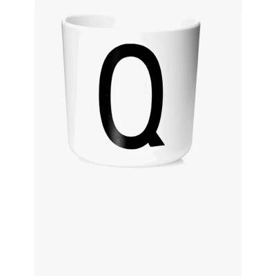 Bild av Design Letters Kids Personal Eco Mugg Q ECOZEN , Vit
