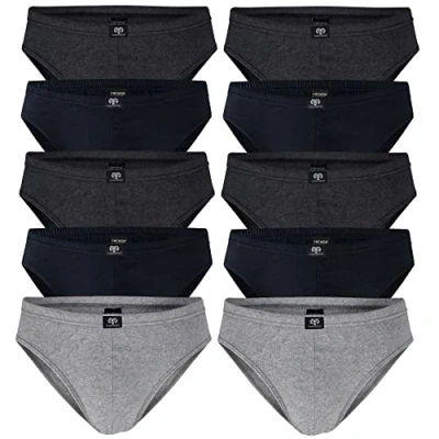 Bild av Ceceba Mäns trosor, kalsonger, 1818, 10 pack, Grå blandning, XL