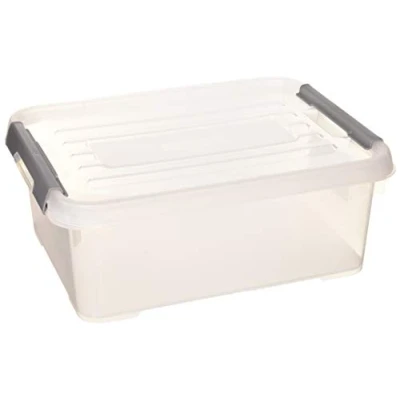 Bild av Curver 227901 mobiltelefon låda plus plast transparent klämma skydd 40 x 29 15 cm 12 L