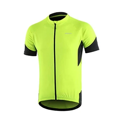 Bild av BERGRISAR Cykeltröja för män kortärmad MTB jersey andningsbar snabbtorkande mountainbike cykelkläder BG650, gRÖN, M