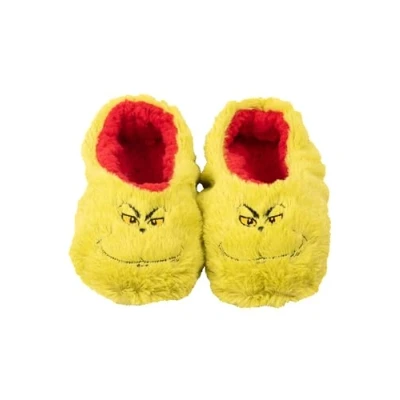 Bild av United Labels Grinch tofflor plysch för kvinnor, gröna, vinter, pussel, jul, Grön, 35/38 EU