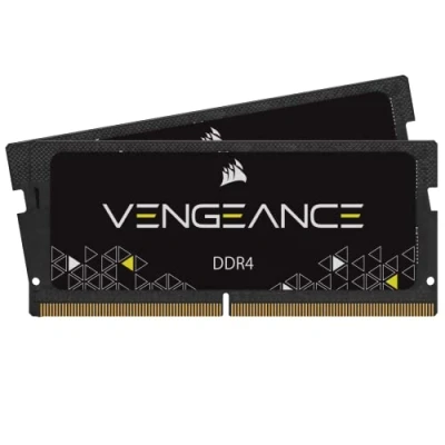 Bild av Corsair Vengeance SODIMM 16GB (2x8GB) DDR4 2933MHz CL19 Memory, Unbuffered for 8th Generation or newer Intel Core™ i7, and AMD Ryzen 4000 Series notebooks Black