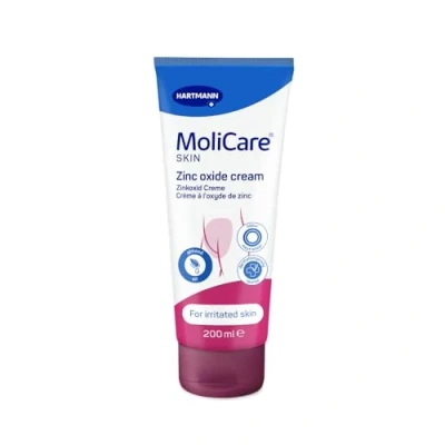 Bild av MoliCare Skin Zinc Oxide Cream, antiinflammatorisk effekt, skydd för hud stressad av inkontinens, 200 ml (Förpackningen kan variera)