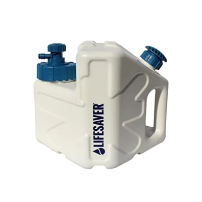 Bild av Lifesaver Cube vit Portabel vattenrenare med integrerad inline pump