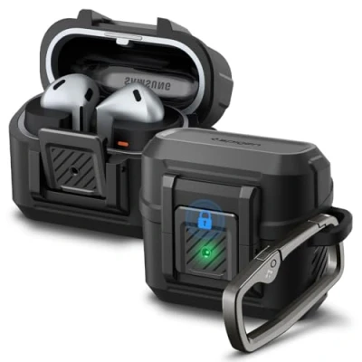Bild av Spigen Lock Fit Cover Svart Samsung Galaxy Buds 3/3 Pro
