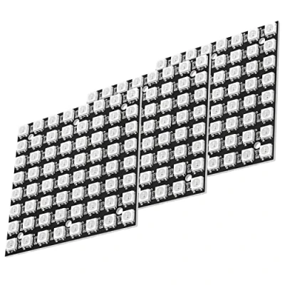 Bild av AZDelivery 3 x U 64 LED Matrix Panel CJMCU 8x8 Modul kompatibel med Arduino och Raspberry Pi inklusive en E Book!