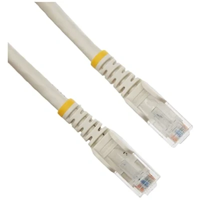 Bild av StarTech.com 1 m vit gigabit snagless RJ45 UTP Cat6 patchkabel Ethernet hane till katt 6 kabel (N6PATC1MWH)
