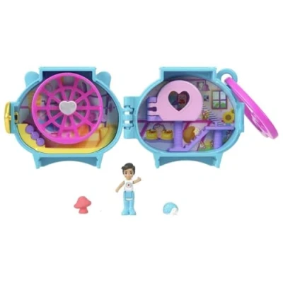 Bild av Polly Pocket samlarobjekt igelkott husdjur kompakt lekset för flickor från 4 år