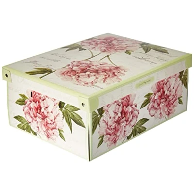 Bild av Kanguru la coperta con le maniche COLLECTION MIDI PEONIE förvaringslåda, papperskorg, pingrostar, medium