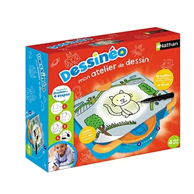 Bild av Nathan Teckning Min Ritverkstad lärande spel Pedagogiskt surfplatta för att lära sig rita steg Gör dina första teckningar med ritning Från 4 år