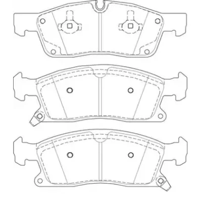 Bild av JURID 573459J Jeu de plaquettes frein avec indicateur d&#039;usure clip piston sans accessoires MERCEDES BENZ: Classe ML, GLE SUV, Coupe
