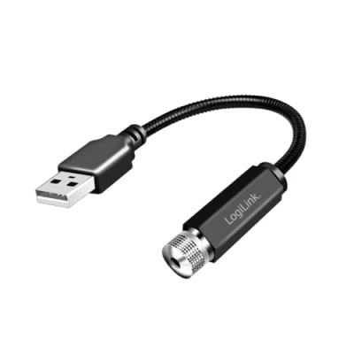 Bild av LogiLink USB A LED stjärnljus 6 ljusmönster med flexibel hals