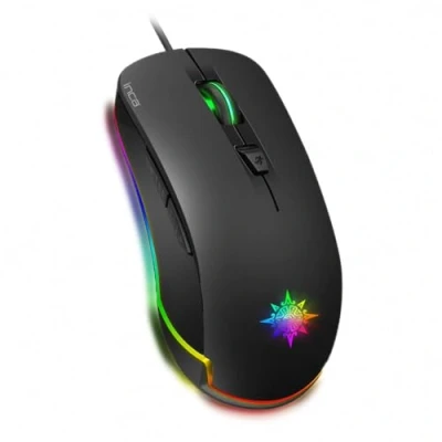 Bild av INCA IMG 327 PRO optisk spelmus 4800 DPI RGB logotypeffekt