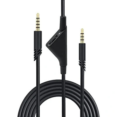 Bild av Mcbazel Ersättnings aux kabel med volymkontroll för Astro A10/A30/A40 headset PS5/PS4/Xbox One/Series S/X/PC/Smartphone via ett 3,5 mm uttag 2 m