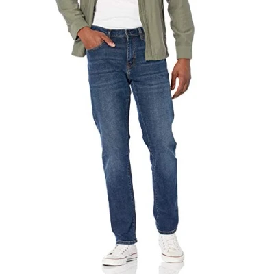 Bild av Amazon Essentials Men&#039;s Jeans atletisk passform, Mörkblå vintage, 30W / 32L