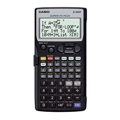 Bild av Casio FX 5800P Kalkylator, Svart