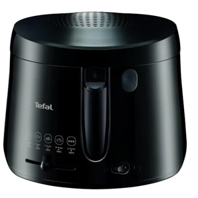 Bild av Tefal FF1078 Maxi Fry fritös Cool Wall Technology upp till 1,2 kg kapacitet fällbart handtag kompakt storlek justerbar termostat från 150 C 190 Svart