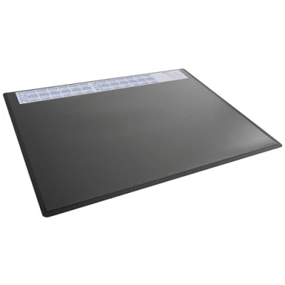 Bild av Durable skrivbordsunderlägg med årskalender, 65 x 50 cm, halkfri, PP, Tillverkad i Tyskland, svart, 722301