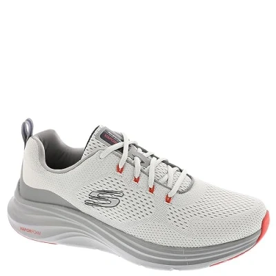 Bild av Skechers Vapor skumträningsskor för män, Gray Mesh/Syntetisk/Orange trim, 8.5 UK, Grå nät syntetisk orange 42.5 EU