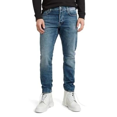 Bild av G STAR RAW herr Jeans 3301 Regular Tapered Jeans, Vintage Azure C052 a802, 31W / 36L