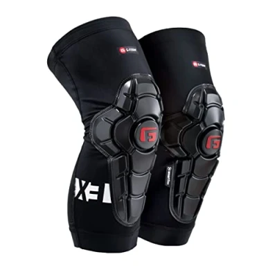 Bild av G Form Pro X3 Mountain Bike knäskydd för män och kvinnor svart, ungdom small/medium