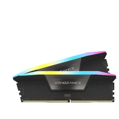 Bild av Corsair Vengeance RGB DDR5 6600 32GB CL30 Dual Channel (2 pcs) Intel XMP Svart med