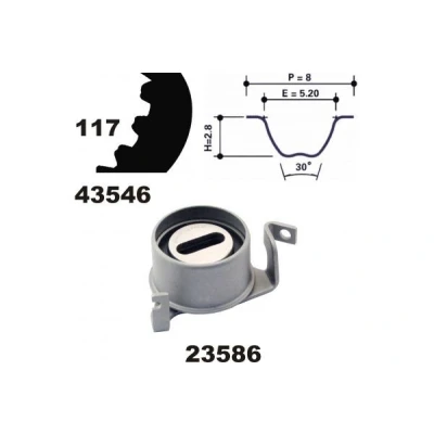 Bild av MAPCO 23546 Kit de distribution 117 PROTON: Persona 400 3/5 portes, MITSUBISHI: Lancer 5 Limousine
