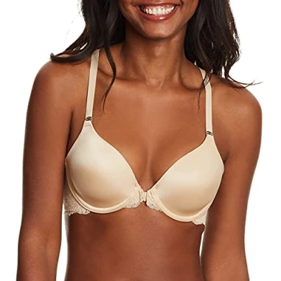 Bild av Maidenform dam One Fab Fit extra skydd spets T Back BH, Beige, 90C