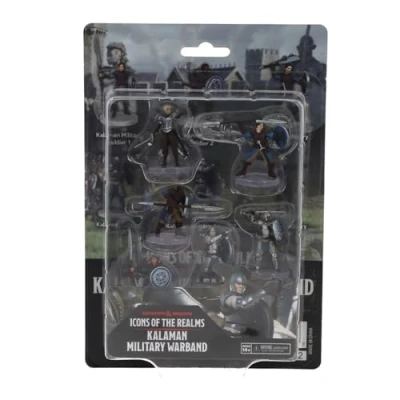 Bild av WizKids D&amp;D ikoner från världarna: Kalaman militär Warband Dungeons and Dragons Miniaturer flerfärgad