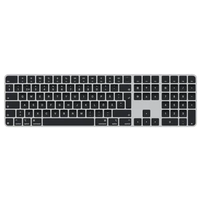 Bild av Apple Magic Keyboard with Touch ID and Numeric Keypad Tangentbord Svenska Svart