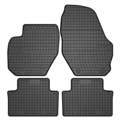Bild av FROGUM 0944 Ensemble de tapis sol Caoutchouc avant et arrière 4 noir Sur mesure