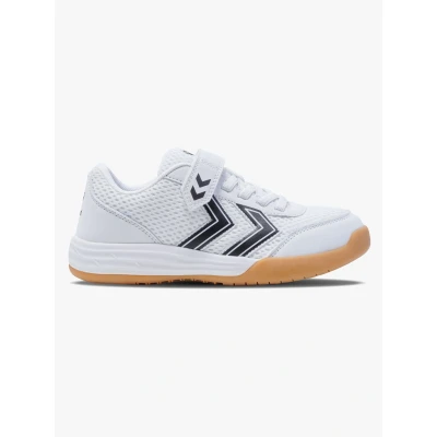 Bild av Hummel Multiplay FLEX VC JR Träningsskor för barn, Storlek: 26, White black Konstmaterial