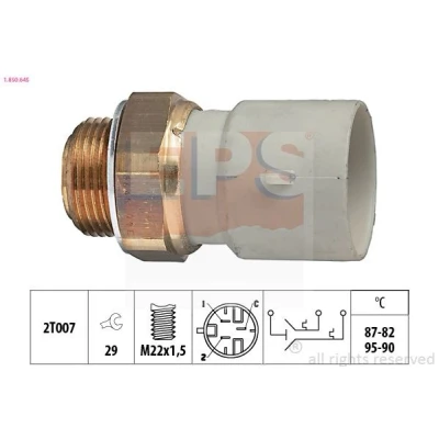 Bild av EPS 1.850.645 Interrupteur de température, ventilateur radiateur M22x1,5 Made in Italy OE Equivalent OPEL: Calibra A, Astra F Berline, CC