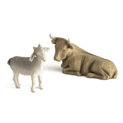 Bild av Enesco Willow Tree Ox and Goat Set figur